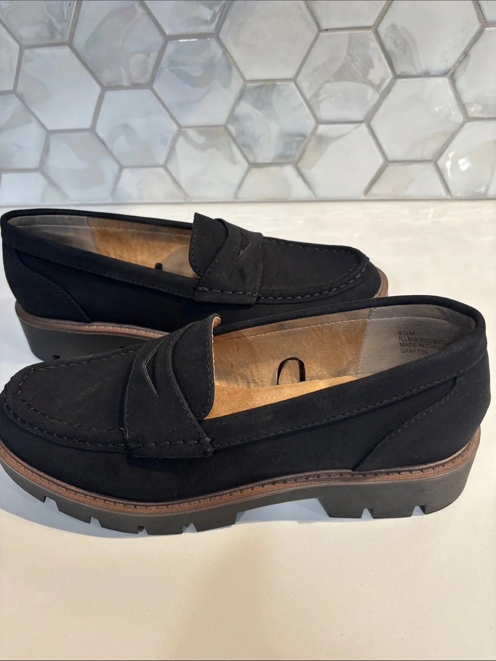 Gunner Lug Sole Platform Penny Loafer